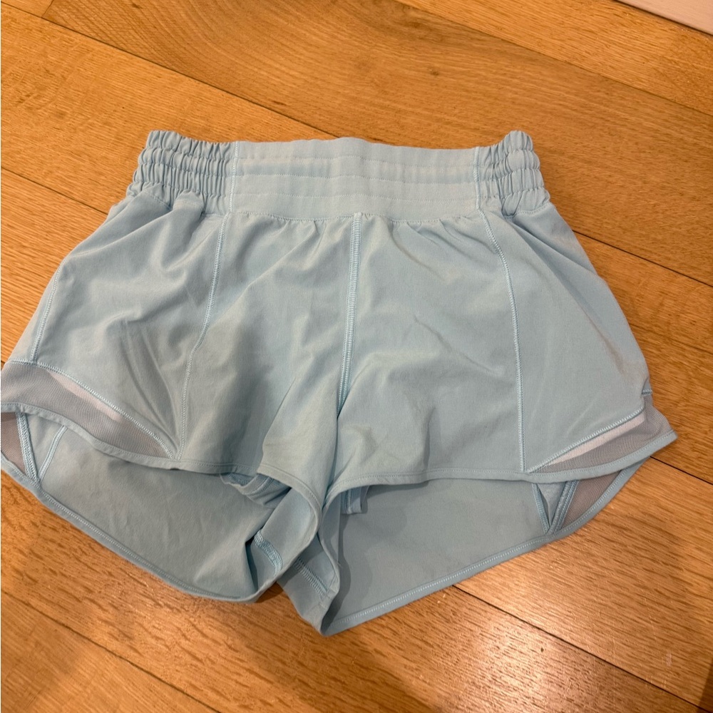 lululemon athletica Sky Blue Athletic Shorts